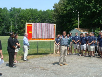 Field about to be dedicated in Eric's name by Donnie Brazeal