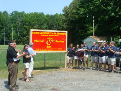 Rugby field named after Eric