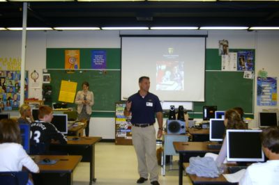 Students at SPHS who participated in the Character Does Matter presentation