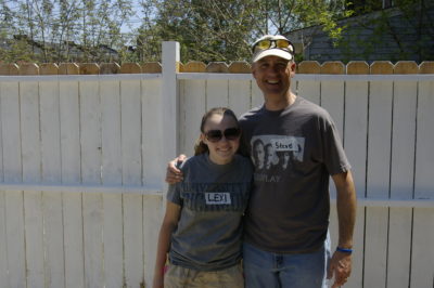 Severna park student leader Alexi Hahn and her dad Steve