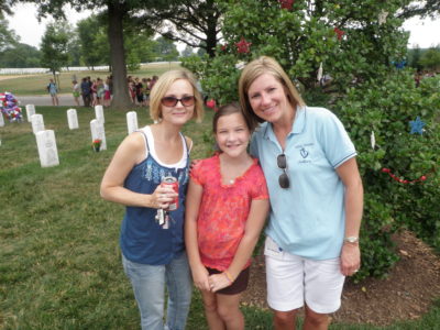 Photo of Eric's step-mom Wendi, step-sister Melanie and Karen Wahlberg